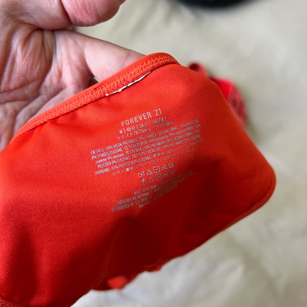 Sparkling Coral Burnt Red Bikini - Picture 7 of 7